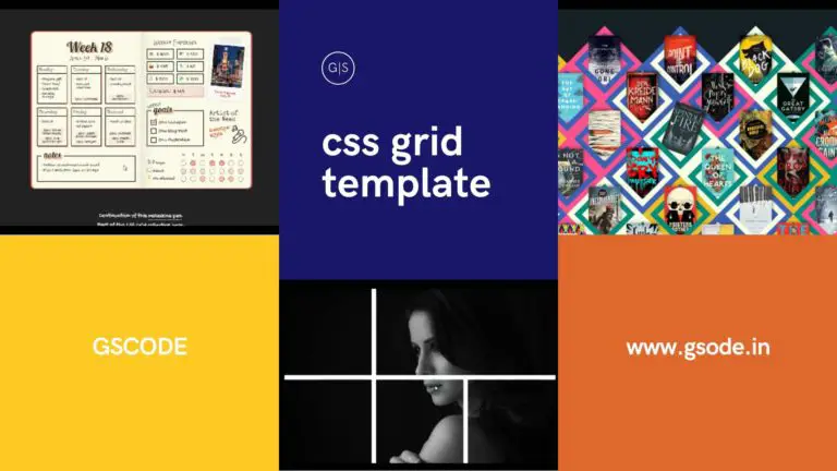 50+ CSS grid template