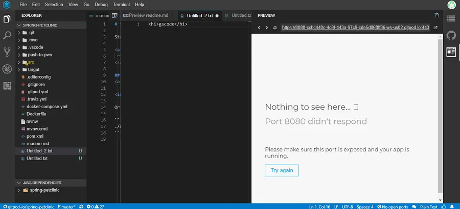 Online code editor