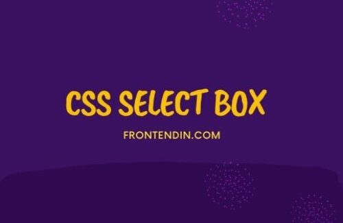 10+ CSS SELECT BOX