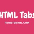 html tabs