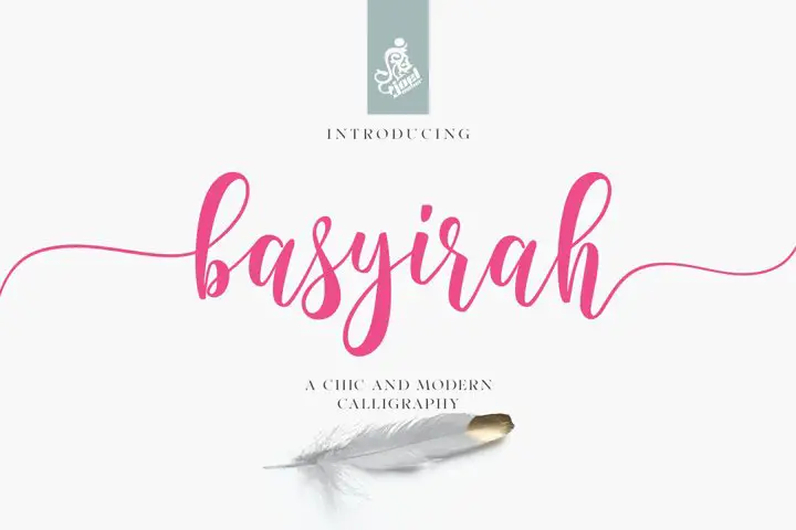 Basyirah Script- Calligraphy Font