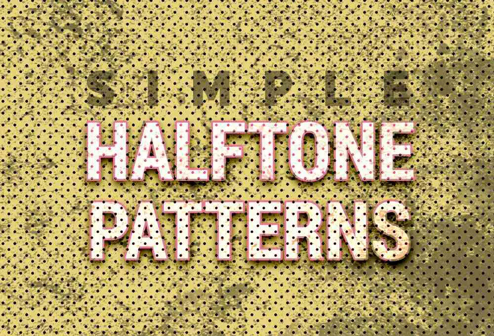 16 Free Halftone Seamless Patterns