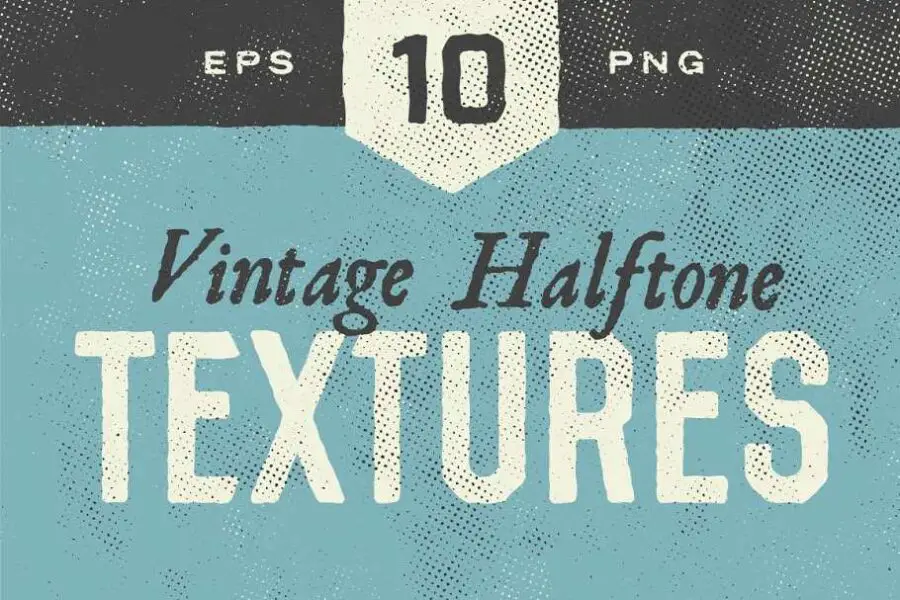 Halftone Textures - 10 Pack 