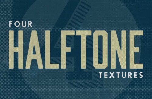 4 Free Grunge Halftone Textures