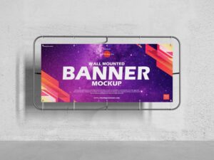 Read more about the article Free Wall Mounted Banner Mockup