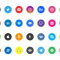 28 Social Share Element Icons