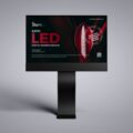 Free Expo LED Display Banner Mockup