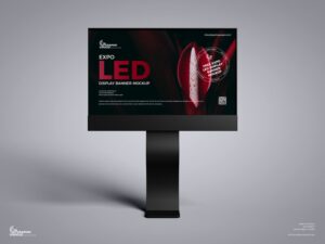 Read more about the article Free Expo LED Display Banner Mockup