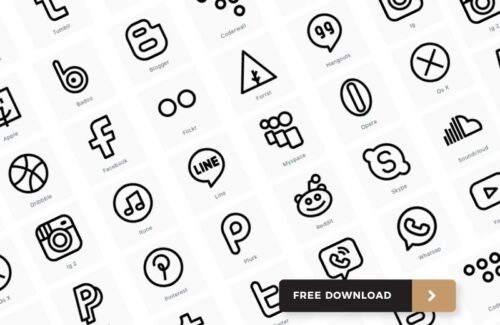 30 Free social media icon