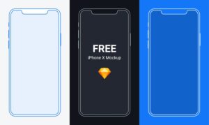 Read more about the article FREE iPhone X Mockup for Sketch