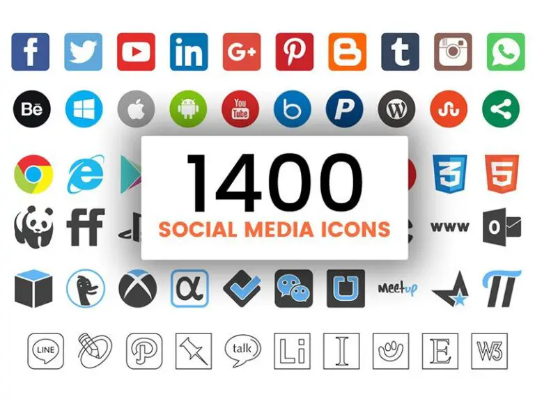 Read more about the article 1400 Social Media Icons for FREE