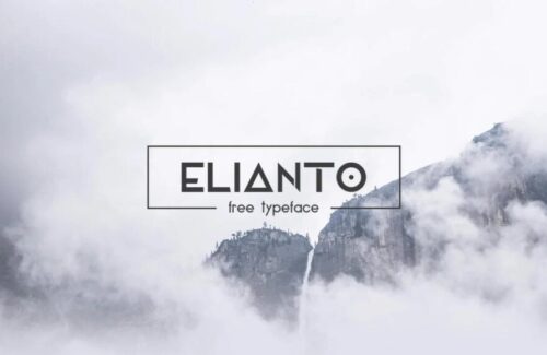 Elianto free font