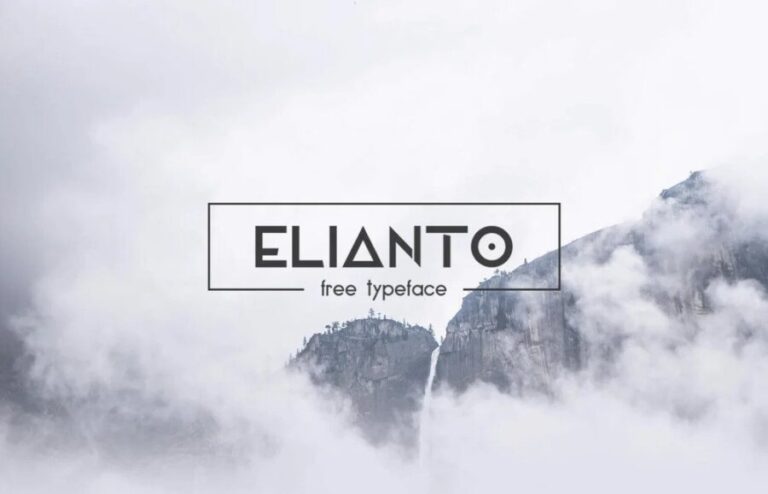 Elianto free font
