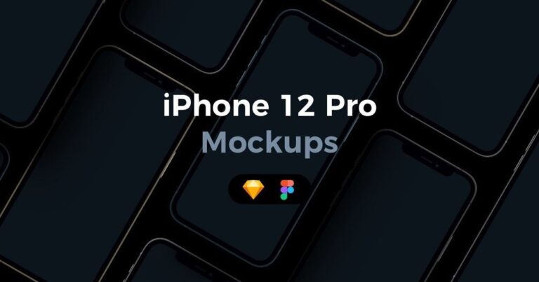 iPhone 12 Pro – Mockups for Sketch & Figma