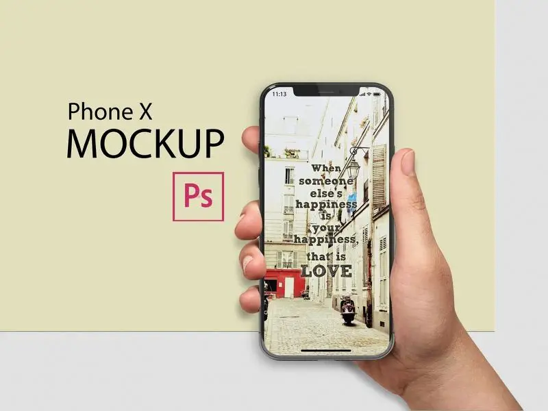 iPhone X Mockup
