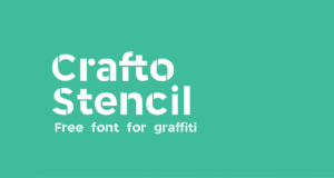Read more about the article Crafto Stencil Typeface