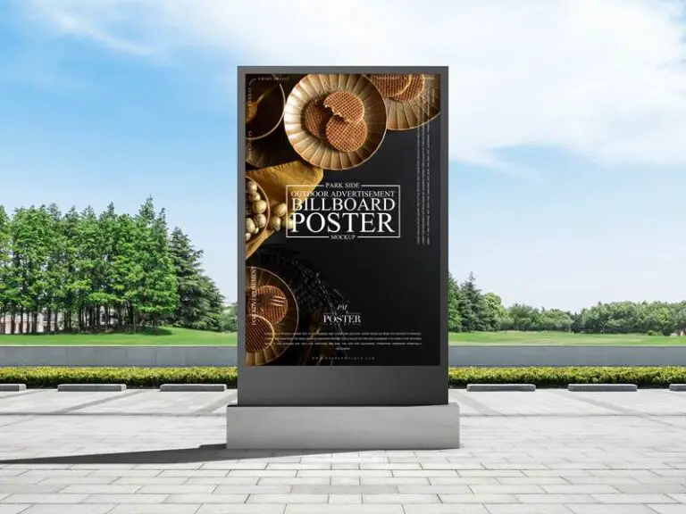 Read more about the article Park Side Outdoor Advertisement Billboard Poster Mockup