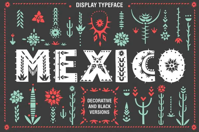 Mexico – Font Family (Premium)