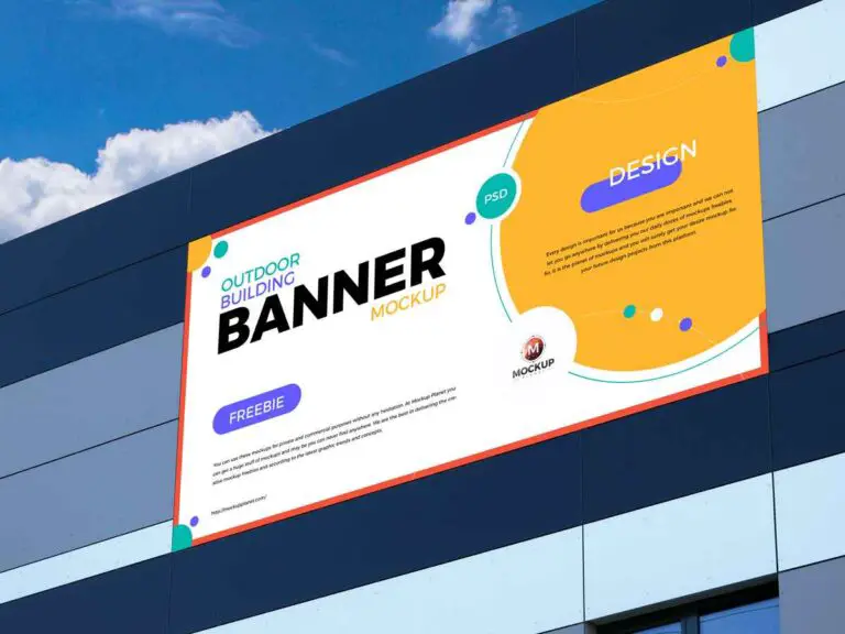 Read more about the article Free Outdoor Building Advertising Banner Mockup Design