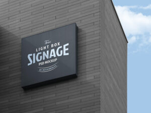 Read more about the article Free Wall Mounted Company Logo Signage Board on Building Mockup PSD