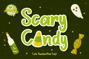 Read more about the article Scary Candy Script Font