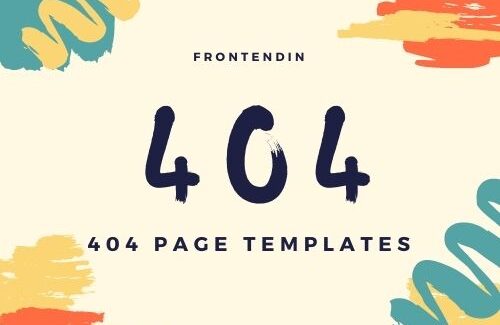 The Best Amazing 30+ 404 Page Templates Example -Frontendin