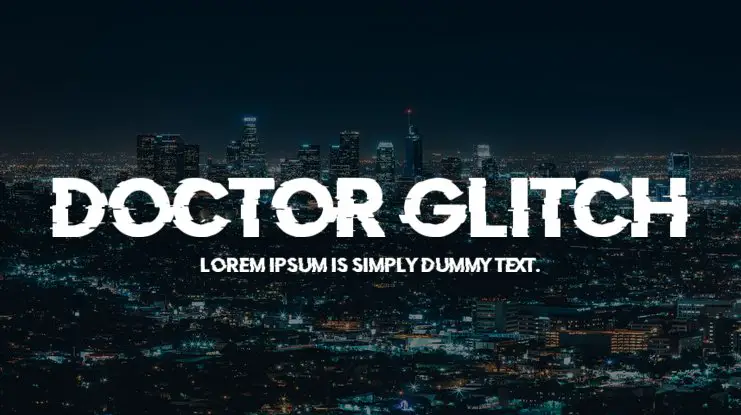Read more about the article Doctor Glitch Font