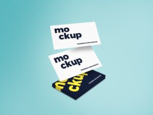 Read more about the article Flying Business Card Mockup