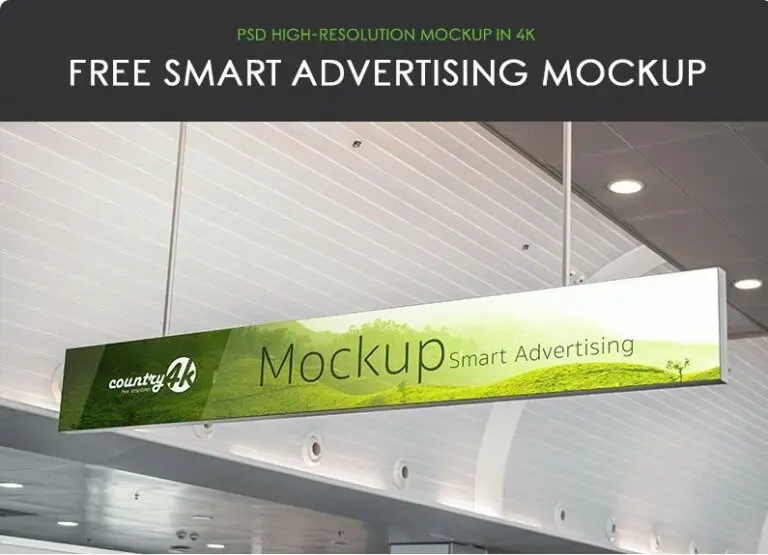 Free Smart Advertising MockUp
