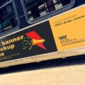 Bus Banner Mockup PSD Free Download