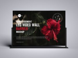 Read more about the article Free LED Video Wall Banner Mockup
