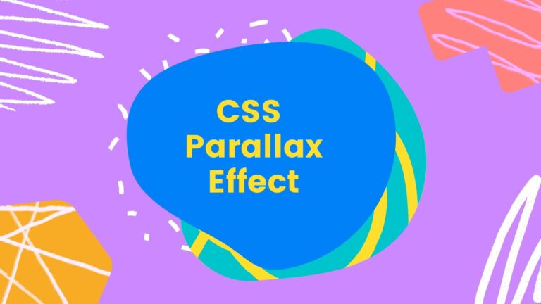 CSS Parallax Effect Example – Frontendin