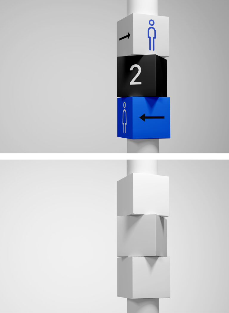 Read more about the article Top Wayfinding Signs Design Template PSD Mockup