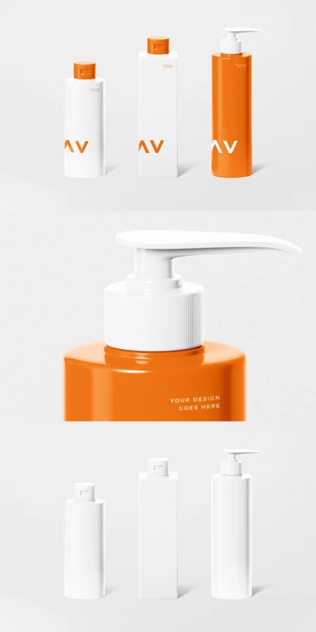 Cosmetic Set Mockup 3