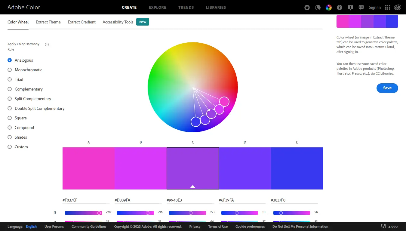 Coolors - The super fast color palettes generator!