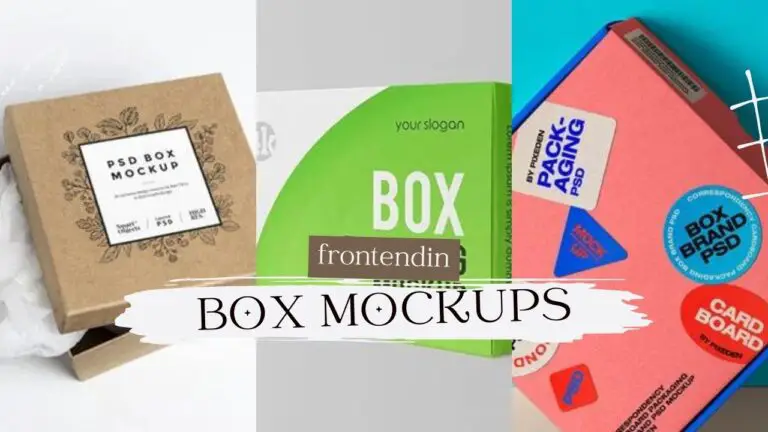 500+ New Free Box Mockups for Stunning Product Visuals