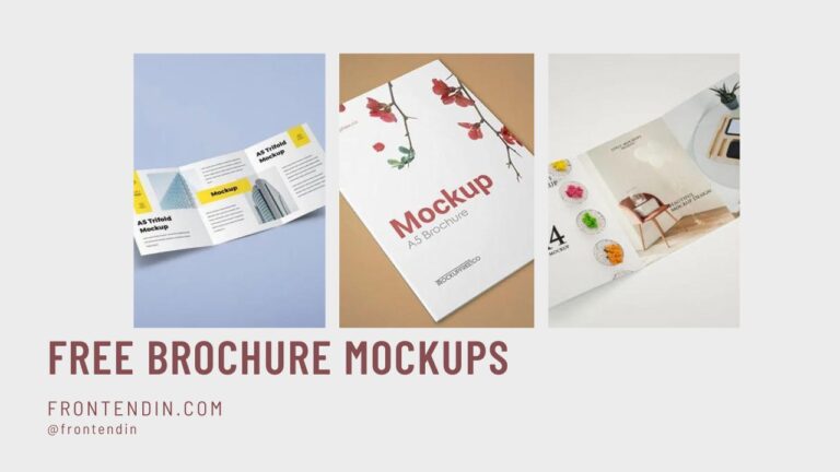 500+ Free Brochure Mockups to Help You Promote Your Business