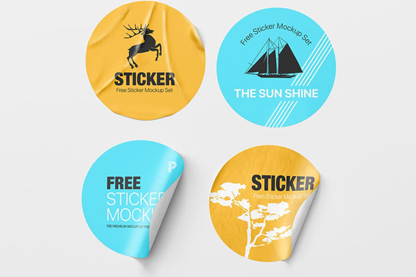 50+ Free Sticker Mockups: Perfect for Your Next Design Project