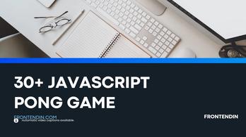 Basic Pong HTML and JavaScript Game · GitHub