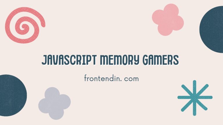25+ JavaScript Memory Games to Improve Coding