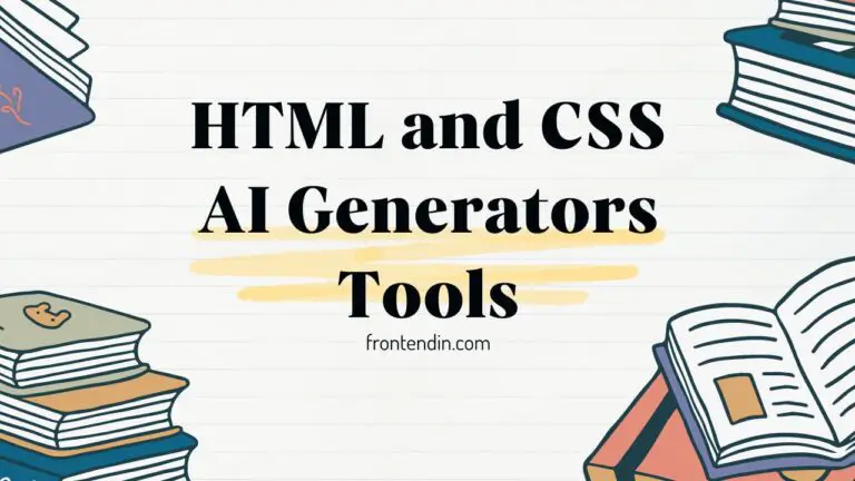 HTML and CSS AI Generators Tools