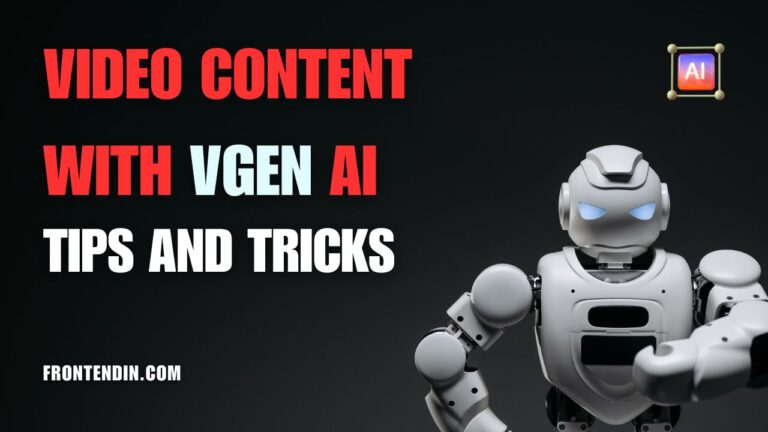 Video Content with VGen's AI