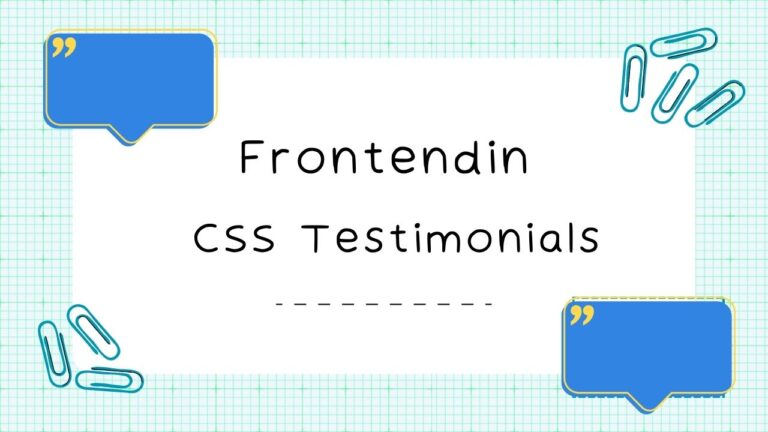 CSS Testimonials