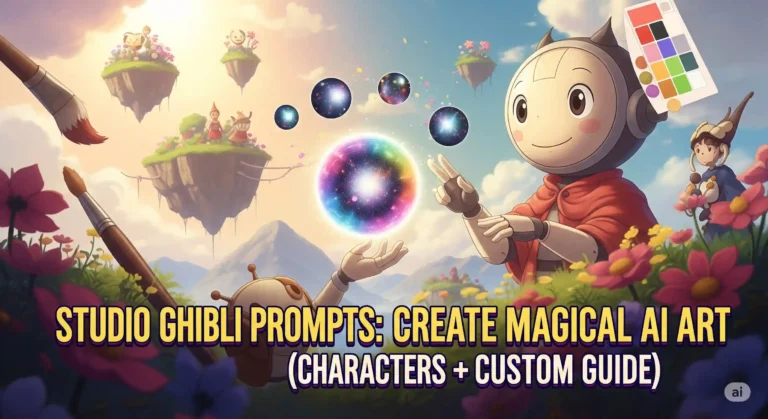 Studio Ghibli Prompts: Create Magical AI Art (Characters + Custom Guide)
